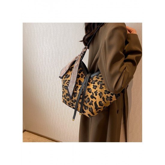 Fashion Leopard Canvas Tote Bags