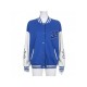  Fashion Casual Contrast Color Women's Baseball Jackets