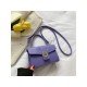  PU Crocodile Print Pure Color Cross-body Bags