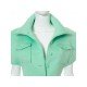  Pure Color Short Sleeve Women's Jacket