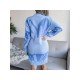  New Round Neck Long Sleeve Knitted Dress