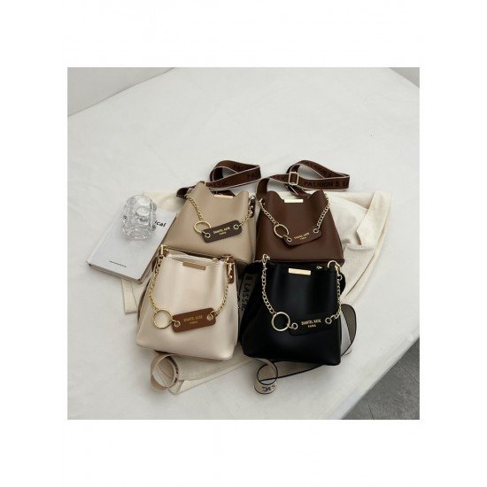 Shopping Street Removable Shoulder Bucket Shoulder Bags