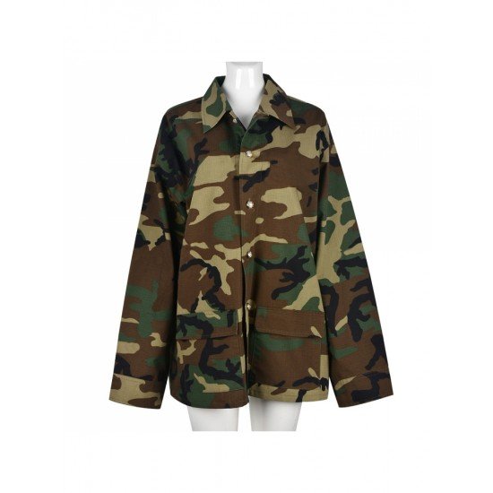 Street Camouflage Long Sleeve Ladies Jacket Coats