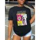 Abstract Graphic Street Wear T Shirts For Women