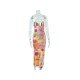 Printed Ladies Summer Stringy Selvedge Spaghetti Straps Dress