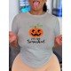 Halloween Pumpkin Graphic Short Sleeve T Shirts