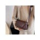 Simple Design Pure Color Ladies Shoulder Bags