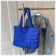 Nylon Trendy Pure Color Tote Bags