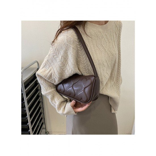 Dating Heart Pure Color One Shoulder Bags