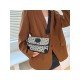  2022 PU Letter Embroidery Women's Shoulder Bags