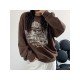 Vintage Loose Printed Crew Neck Sweatshirts