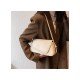 Simple Design Pure Color Ladies Shoulder Bags