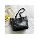 Large Capacity Alligator Print Solid Tote Bags