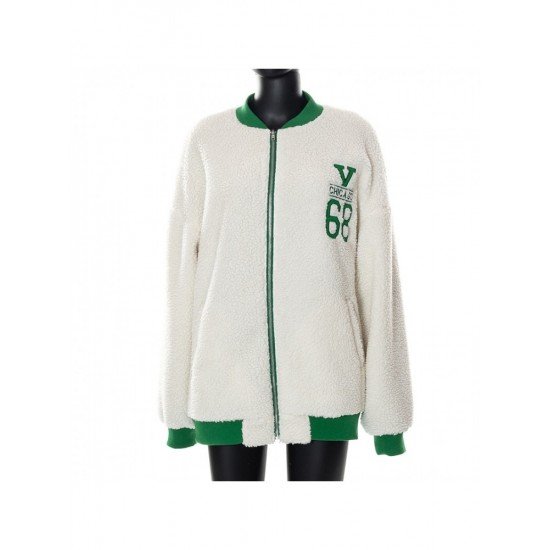  Winter Fashion Letter Number Embroidery Jacket