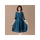  2022 Round Neck Women's Long Sleeve Dress