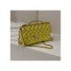  Rhombus Lattice Twist Lock Ladies Shoulder Bags