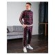 Casual Fashion Plaid Men's Two-Piece Set