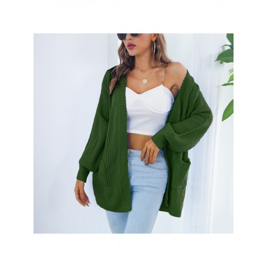  2022 Casual Lantern Sleeve Cardigan Sweater