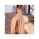  Autumn Split Hem Women's Evening Dress