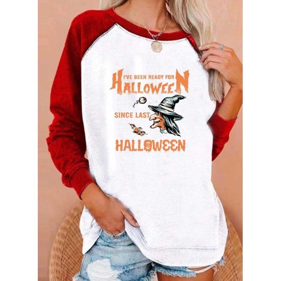 Leisure Fall Loose Graphic Raglan Sleeve Sweatshirts