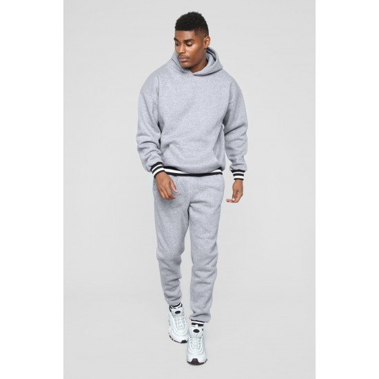  Leisure Hooded Men's Casual Two-Piece Sets