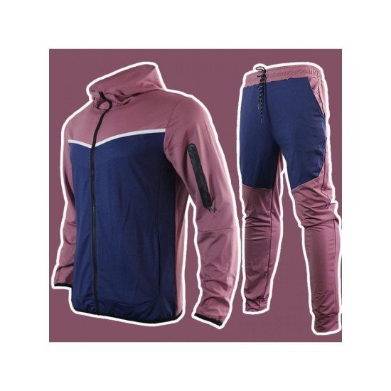 Patchwork Color Blocking Tracksuit Sets For Men