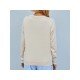  2022 Round Neck Rhombus Lattice Knitwear Sweater