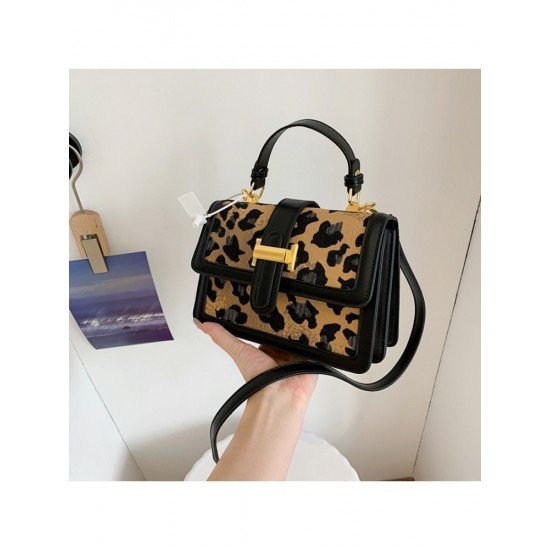  2022 Fashion PU Leopard Print Women's Shoulder Bags