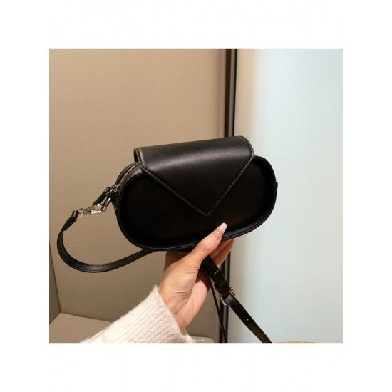  2022 PU Pure Color Shoulder Bag For Women