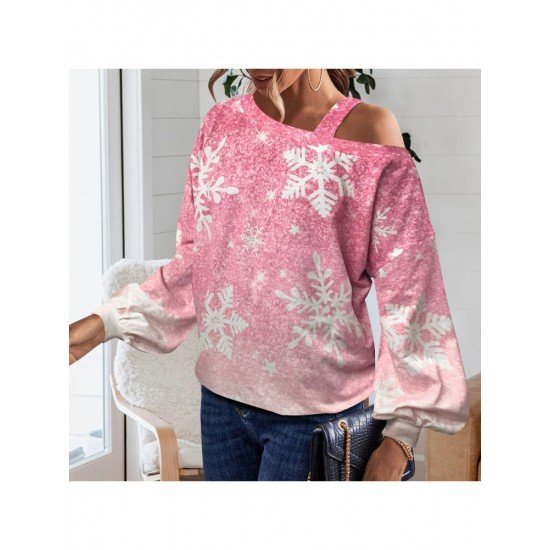  2022 Casual Gradient Women's Long Sleeve Sweater