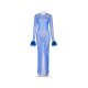 See Through Long Sleeve Maxi Dresses For Women