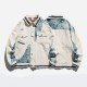  Fashion Loose Patchwork Men's Jacket